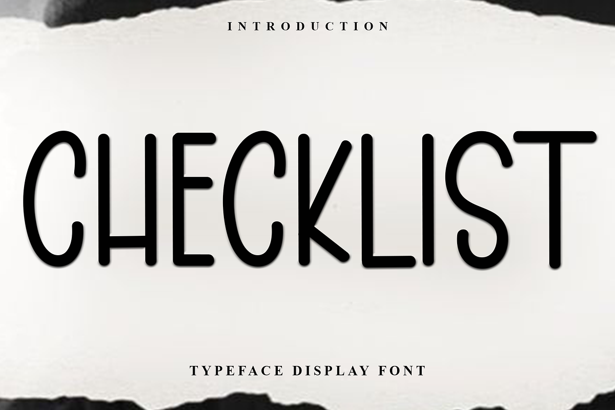 Checklist, a Sans Serif Font by FreshTypeINK (Photo 1 of 8)