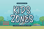 Kidszones - Display Font, a Font by Krakenbox Studio (Thumbnail 1 of 11)
