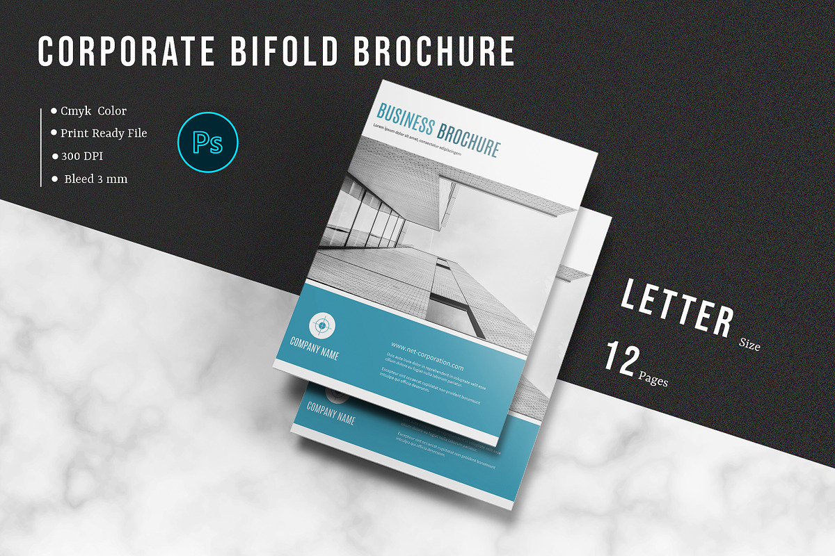 Business Brochure Template, a Brochure Template by Template Shop (Photo 1 of 8)