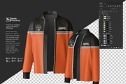 Bomber Jacket Zipper Mockup, a Shirt Mockup by Nanggroe Scripting (Thumbnail 5 of 9)