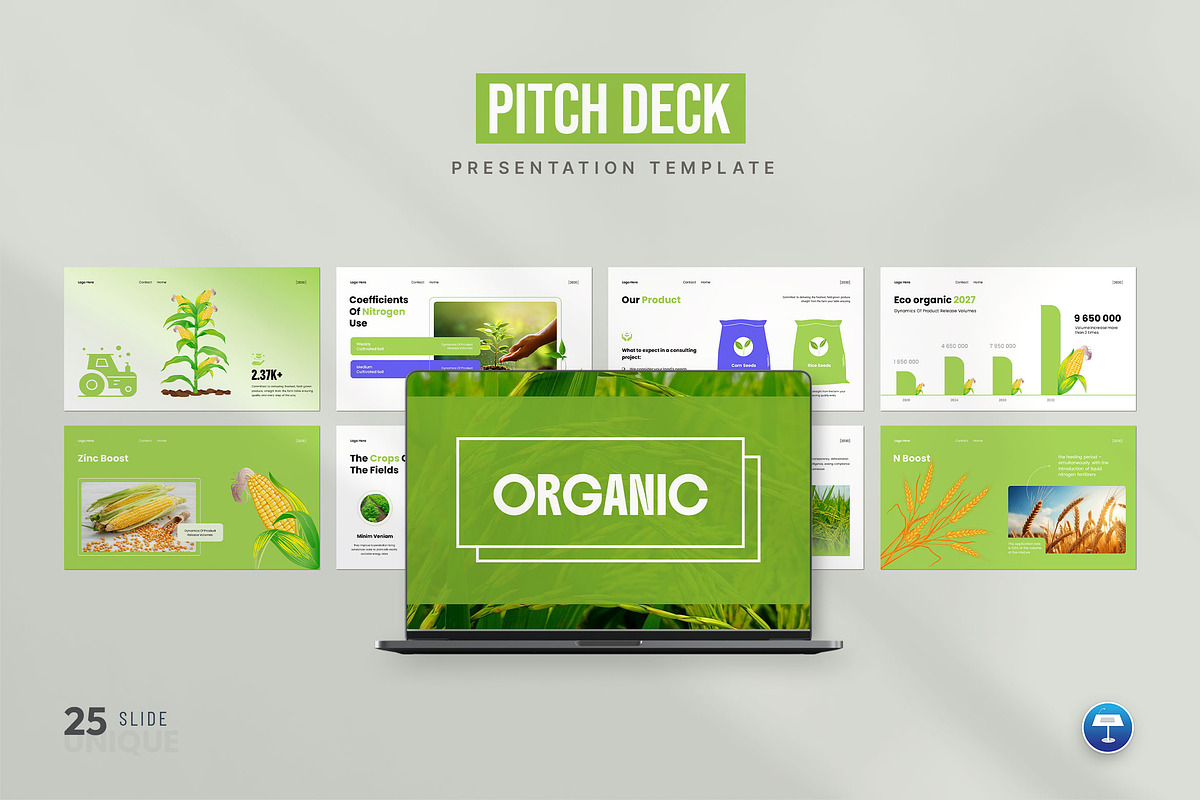 Agriculture Pitch Deck  Presentation, a Presentation Template by KreateTribe (Photo 4 of 6)