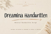 Dreamina Handwritten, a Handwritten Font by Wow Magic (Thumbnail 1 of 5)