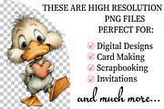 Whimsical Mother's Day Duck Clipart, an Illustration by Daily.Designs (Thumbnail 2 of 7)