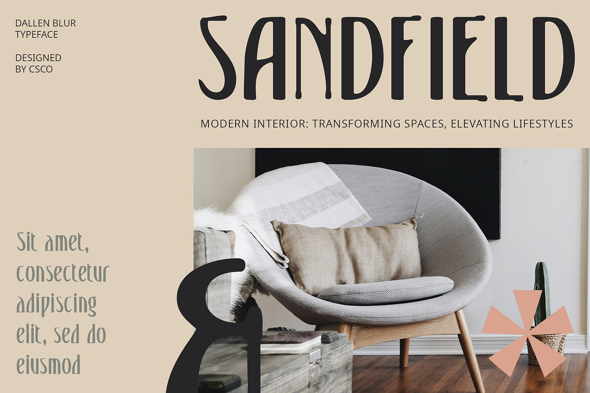 Dallen Blur, a Serif Font by Craft Supply Co. (Photo 5 of 8)