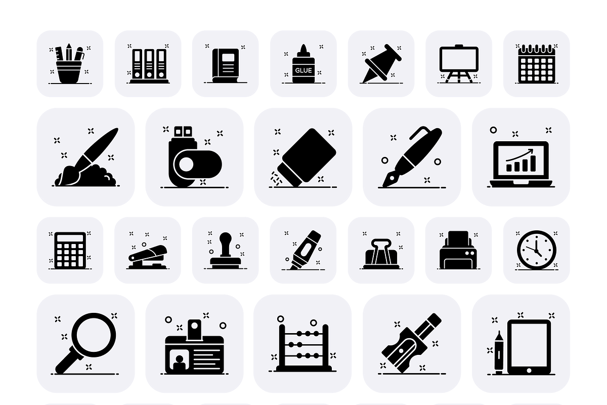 Office Supplies Icons, a Duotone Icon by Brickclay (Photo 8 of 9)