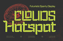 Clouds Hotspot Futuristic Display