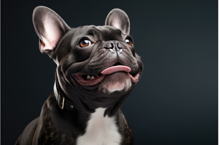 A black and white dog sticking its, an Animal Photo by tilialucida