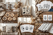 Folk Art Animal Clipart Bundle, an Animal Illustration by PassionPNGcreation (Thumbnail 5 of 5)