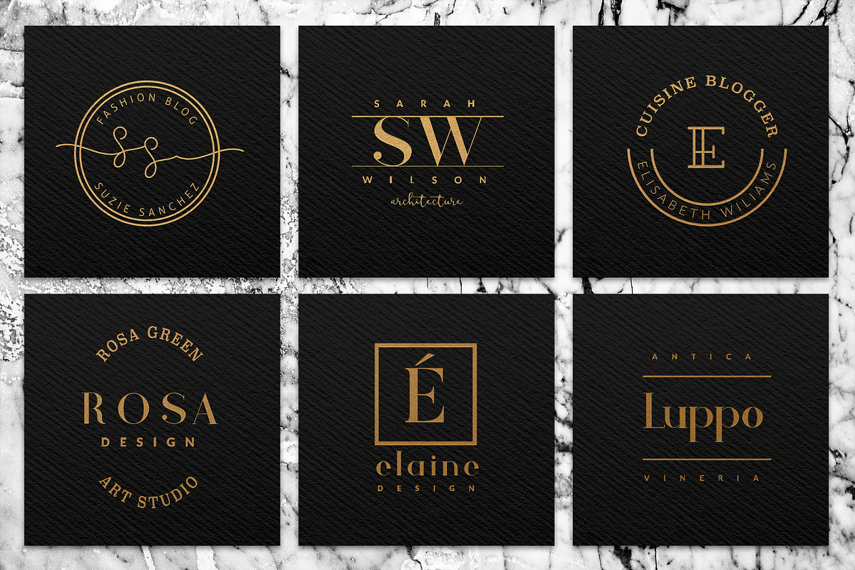 Elegant Logo Pack VOL 1, a Branding & Logo Template by GraphicDash (Photo 2 of 7)