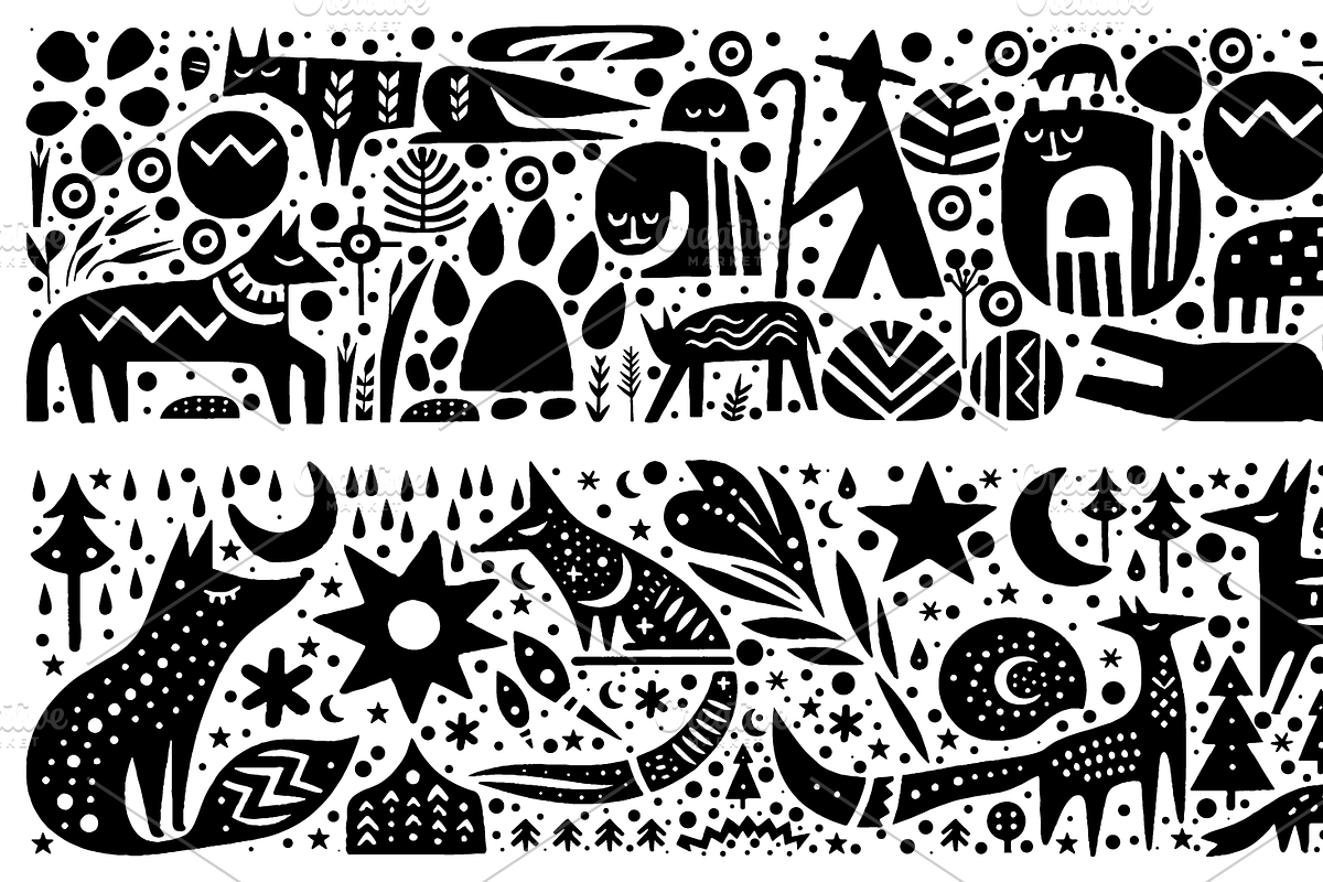 Outdoor Illustration, Tribal Folk, a Decorative Illustration by devastd (Photo 4 of 27)