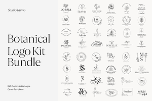 Botanical Logo Kit Bundle