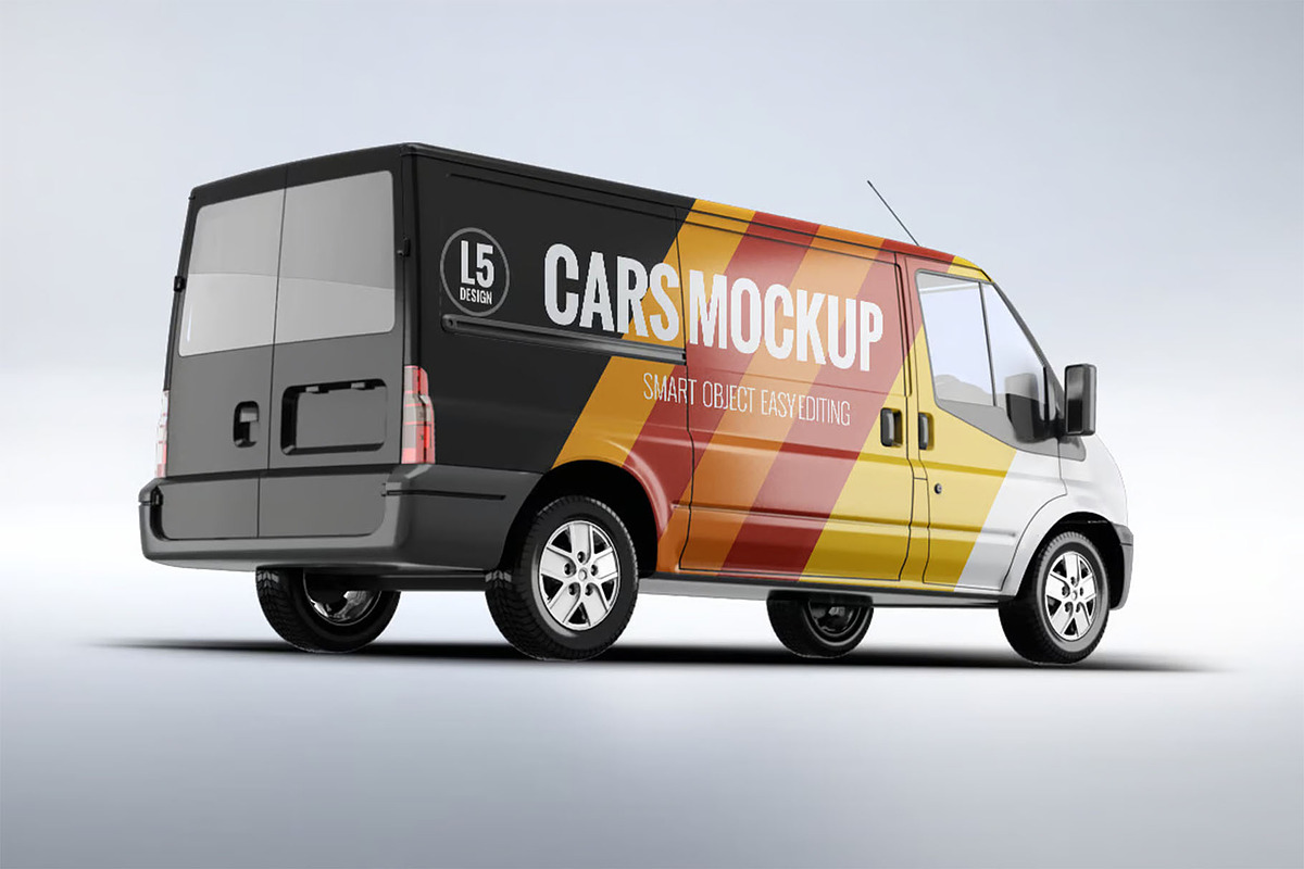Van Mock-Up, a Product Mockup by Se٧enStudio (Photo 5 of 10)