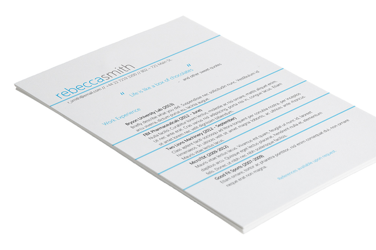 Strings Resume Template, a Resume Template by 12 Resumes  (Photo 3 of 3)
