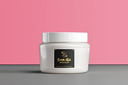 Cosmetic Jar Mockup, a Packaging Mockup by Viswal Studio (Thumbnail 1 of 3)