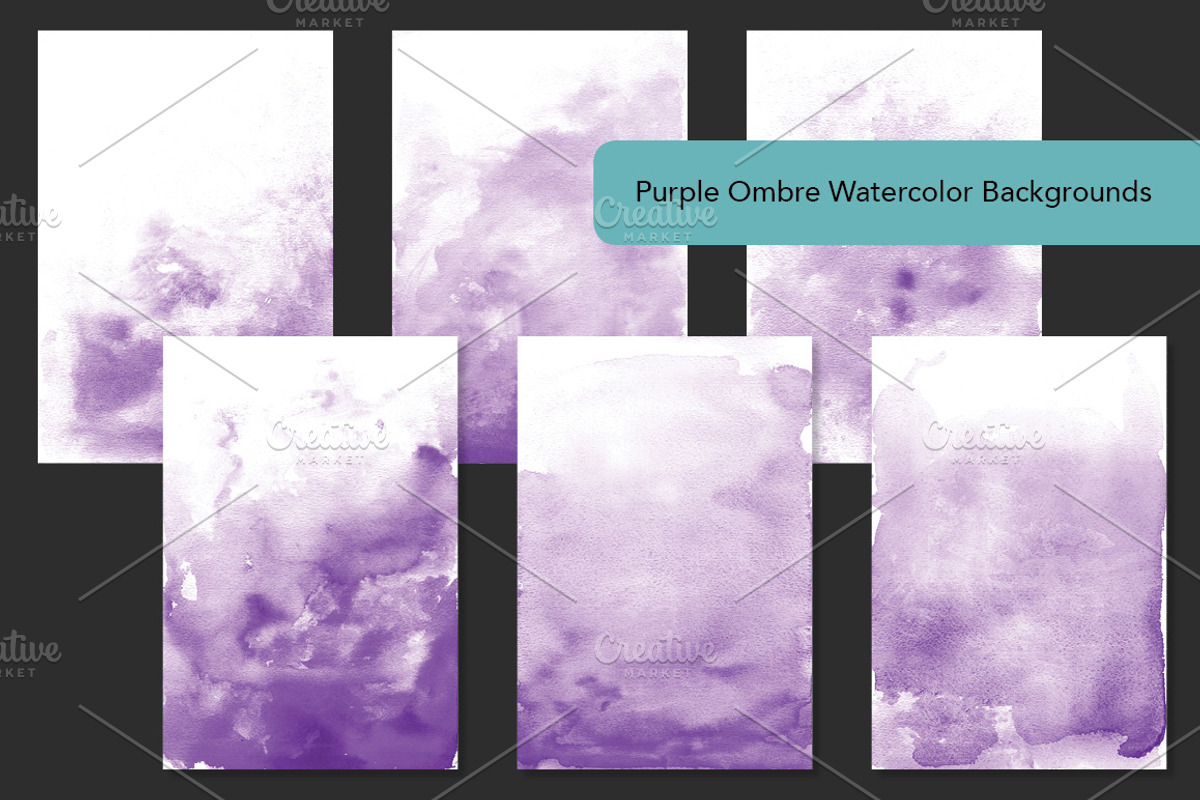 Essential Ombre Watercolor Bundle, a Texture Graphic by M. by mprintly (Photo 7 of 10)