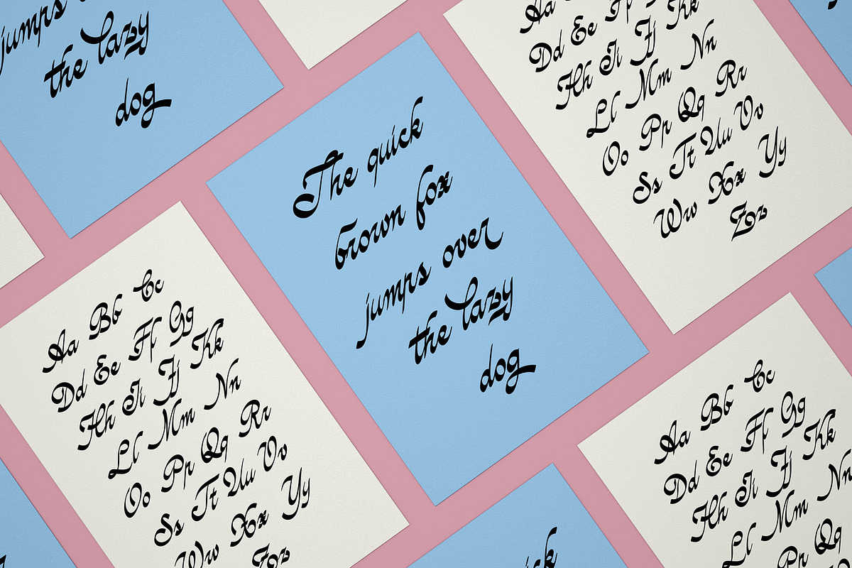 ED Balsamine script font, a Script Font by Emyself Design (Photo 4 of 12)