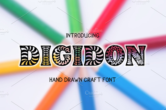 Digidon Font preview 8
