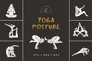 Abstract Yoga Posture Illustrated, an Icon by Mia Digital (Thumbnail 5 of 5)