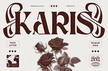Karis Blackletter - Logo Font