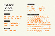 Oxford Vibes Playful Font, a Handwritten Font by Heinzel Std (Thumbnail 9 of 12)