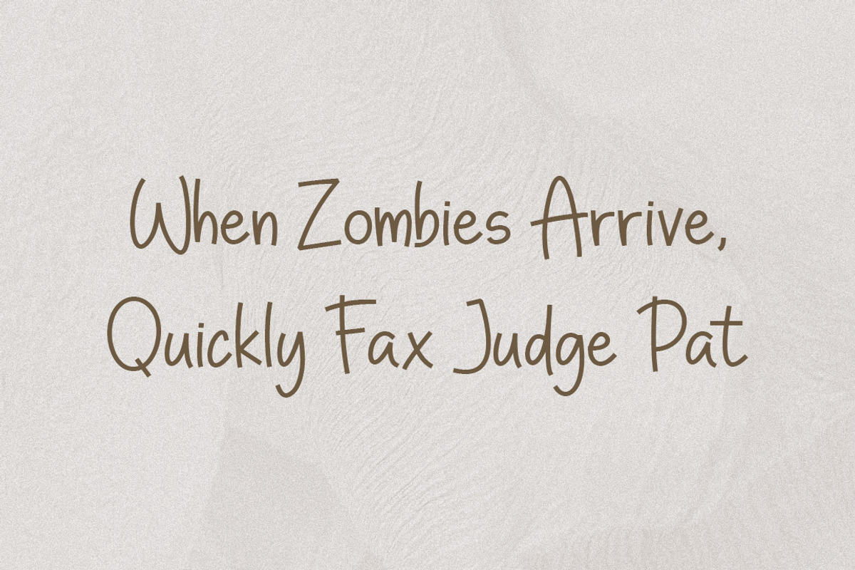 Scarcely Handwritten Font, a Handwritten Font by Heinzel Std (Photo 5 of 6)