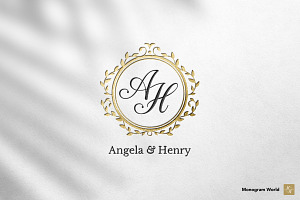 Wedding Monogram AH