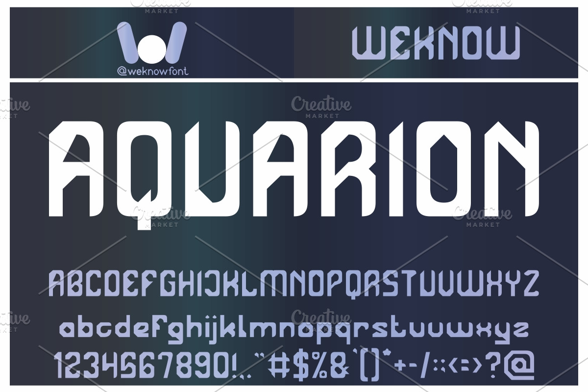 Mecha Robot font, a Font by weknow (Photo 2 of 5)