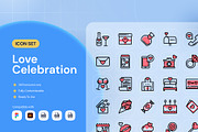 Love Celebration Icon, a Duotone Icon by Nathaya Studio (Thumbnail 1 of 2)
