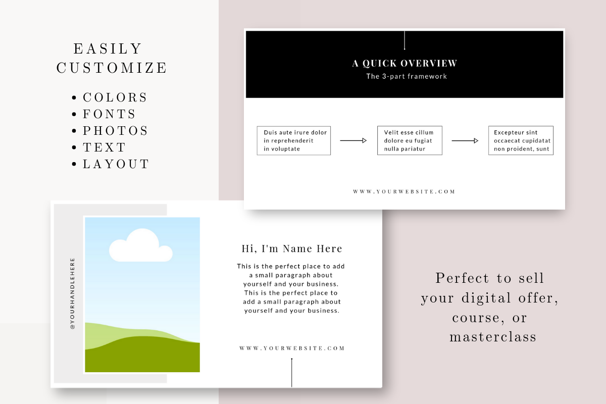 Webinar Slides, a Presentation Template by Just Like White Creative (Photo 5 of 5)