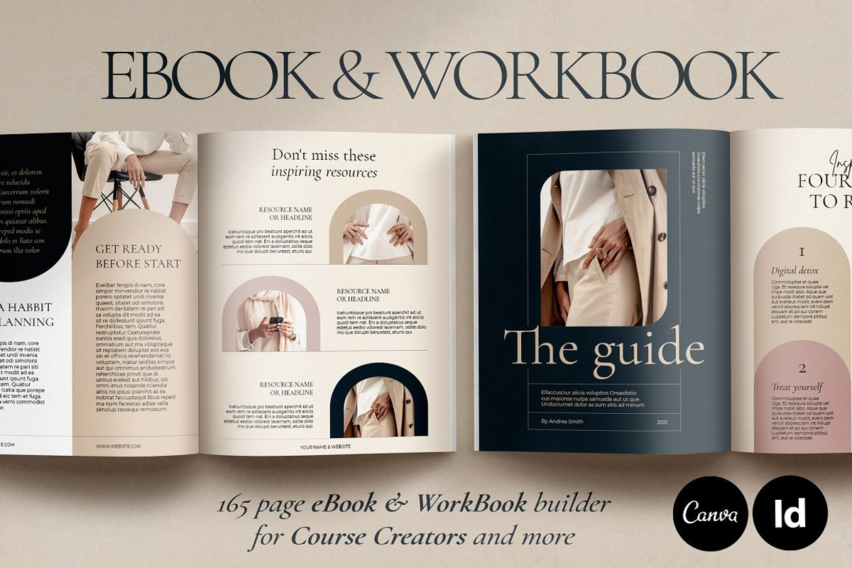 2in1 eBook + WorkBook for Courses, a Magazine Template by Mirazz (Photo 25 of 25)