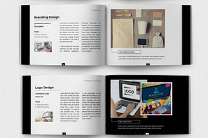 Landscape Magazine Template Design