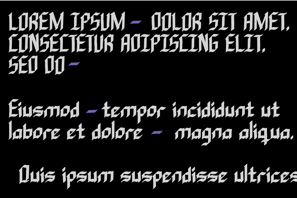 GOTHICA, a Blackletter Font by Headquarters (Photo 3 of 3)