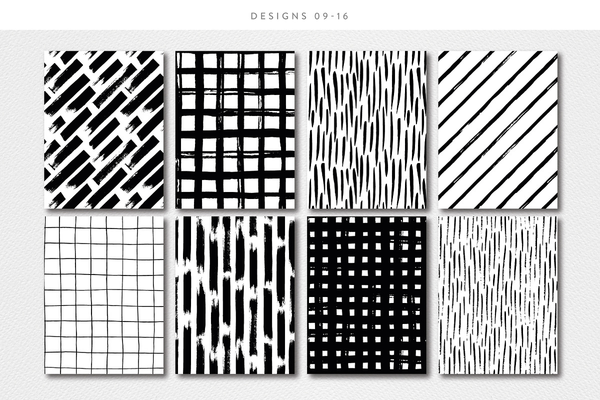 Lines and Brush Strokes, a Pattern Graphic by Type and Graphics Studio (Photo 3 of 7)
