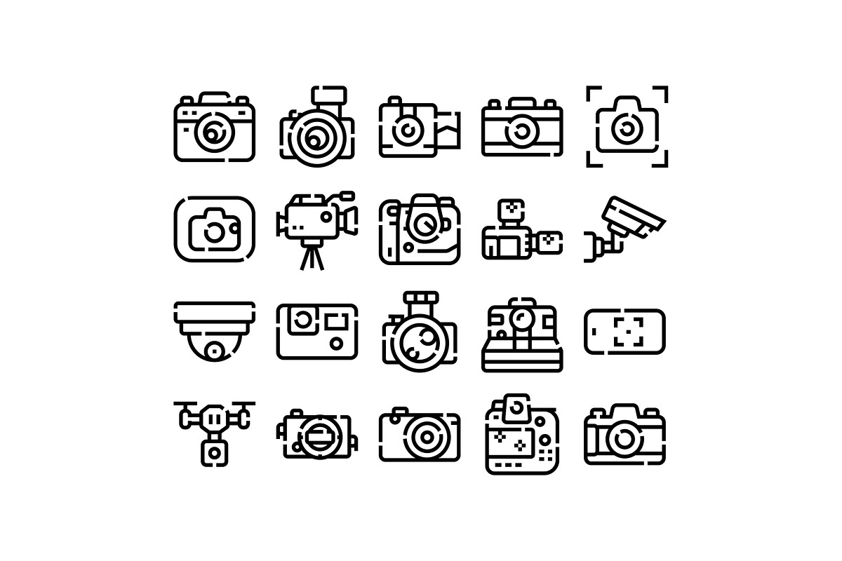Various camera types and recording, an Object Graphic by pikepicture (Photo 1 of 3)
