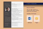 Modern Professional Resume Template, a Resume Template by VictoriousVita (Thumbnail 2 of 8)