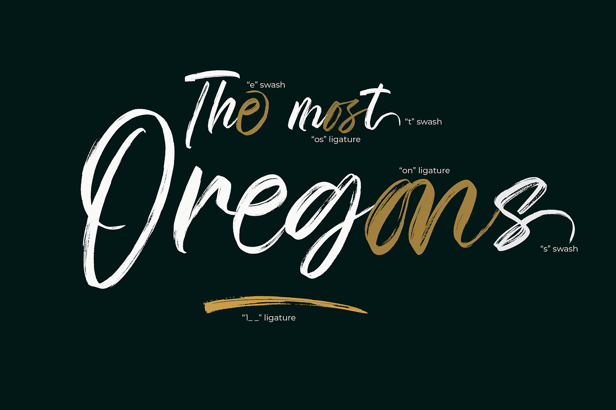 Real Dreams // Brush Typeface, a Script Font by GDcreative (Photo 3 of 10)