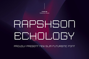 Raphson Ecology || Futuristic Displa, a Sans Serif Font by Idea Studio