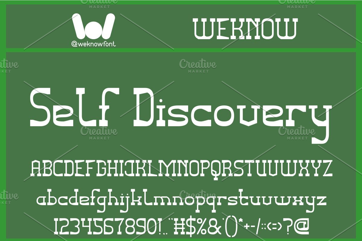 Return Home font, a Font by weknow (Photo 2 of 8)