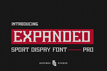 Expanded Pro - Sport Display Font