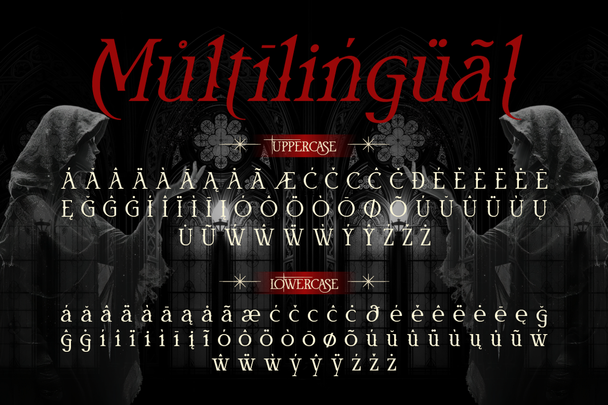 Aethrim - Dark Fantasy Serif, a Blackletter Font by Artisan Themes (Photo 11 of 12)