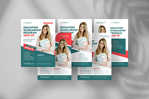Education scholarship Flyer bundle, a Flyer Template by Tanmoy Topu