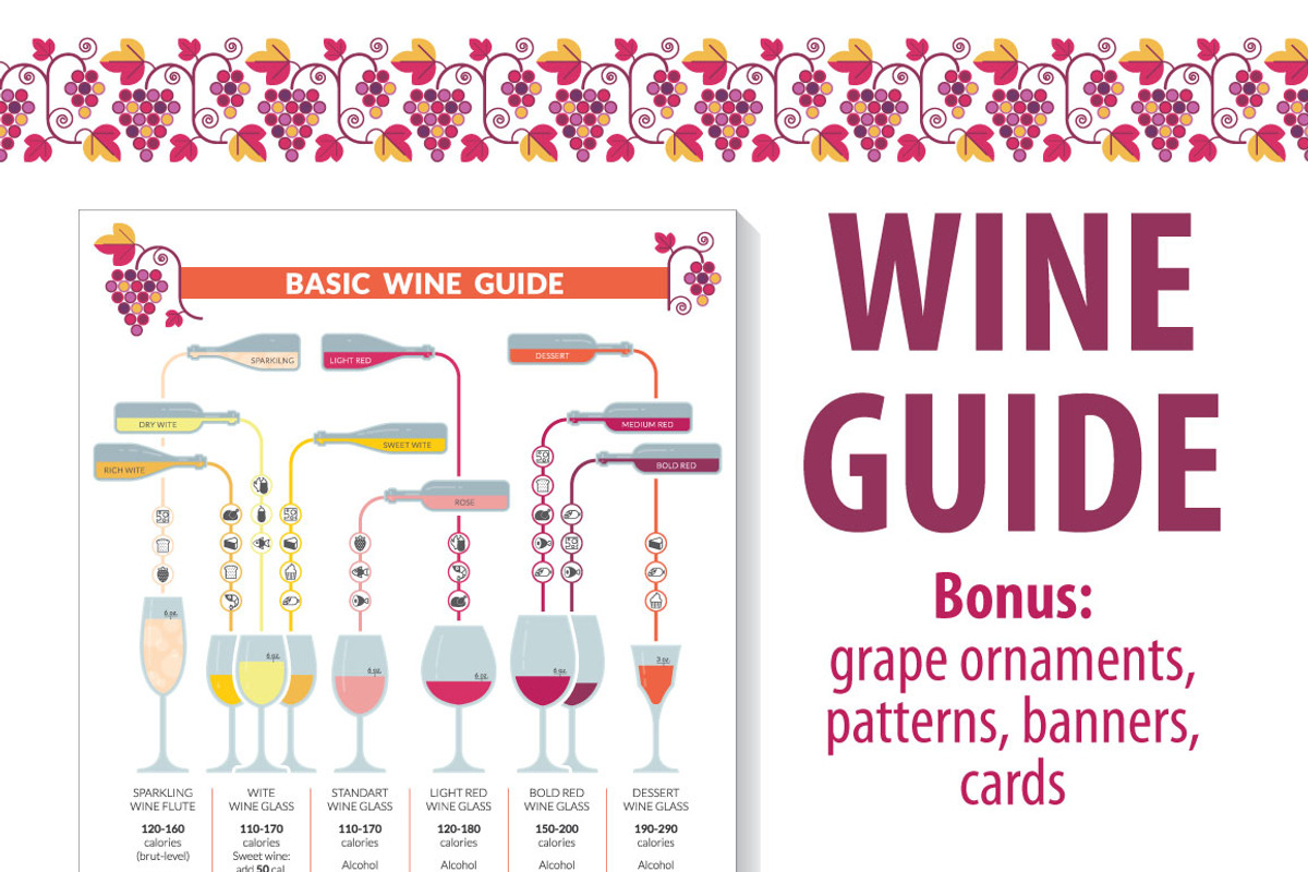 Wine guide, a Decorative Illustration by Imperator_Kot (Photo 1 of 6)