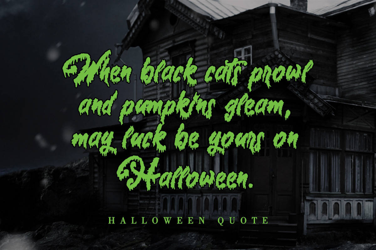 Halloween Story, a Script Font by Letterara (Photo 2 of 9)