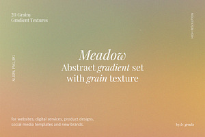20 Meadow Gradients Set
