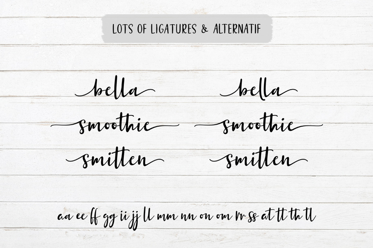 Bergenia Script FONT DUO, a Script Font by Zane Studio (Photo 6 of 8)