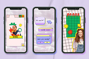 OLD WEB - social media templates, an Illustration by okchizh (Thumbnail 6 of 10)