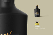 Gin Ceramic Bottle Mockup, a Product Mockup by easymock (Thumbnail 2 of 11)