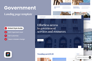 Government Landing Page