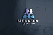 Modern Geometric M Logo, a Branding & Logo Template by Design_Planet (Thumbnail 2 of 2)