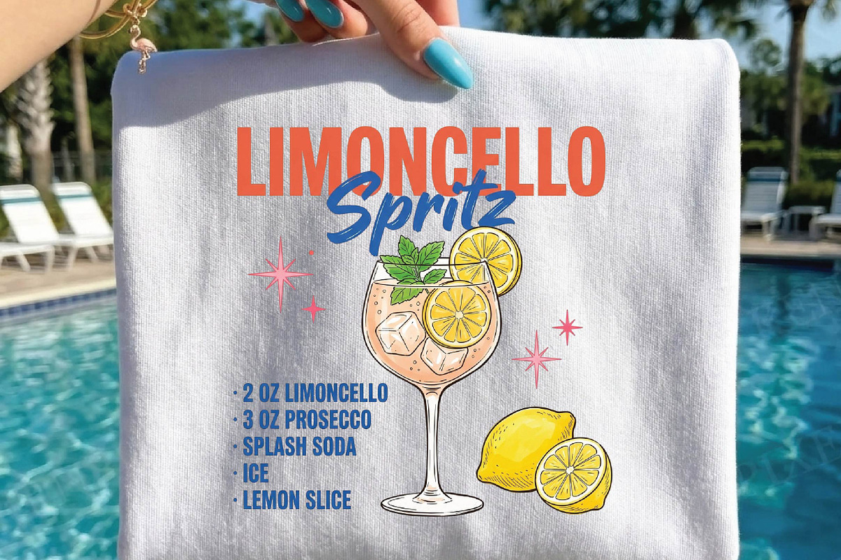 Summer Limon Cocktail Hand Drawn PNG, an Illustration by DreamPrint404 (Photo 5 of 6)